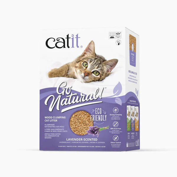 Catit Go Natural Cat Litter – Lavender Scented
